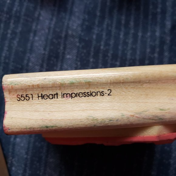 Valentines Day Wooden Stamp Lot Set of 11 JRL Design - Picture 5 of 6